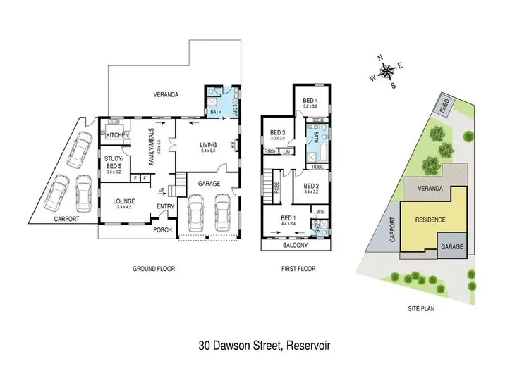 Floorplan of Homely house listing, 30 Dawson Street, Reservoir VIC 3073