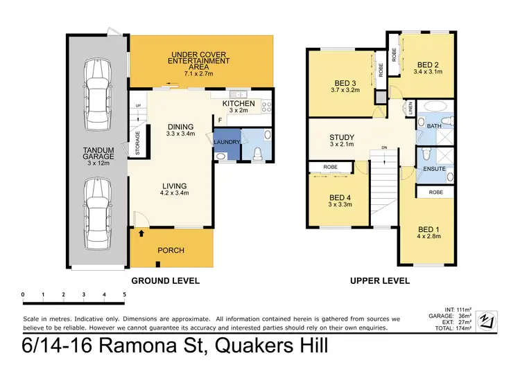 Floorplan of Homely townhouse listing, 6/14-16 Ramona Street, Quakers Hill NSW 2763