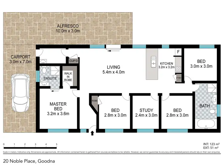 Floorplan of Homely house listing, 20 Noble Place, Goodna QLD 4300