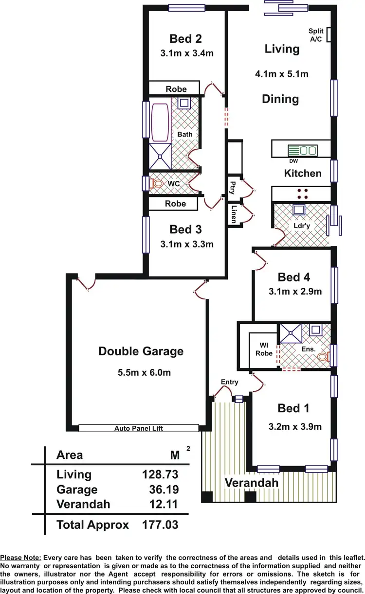 Floorplan of Homely house listing, 54 Nolan Place, Munno Para SA 5115