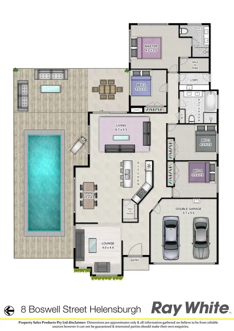 Floorplan of Homely house listing, 8 Boswell Street, Helensburgh NSW 2508