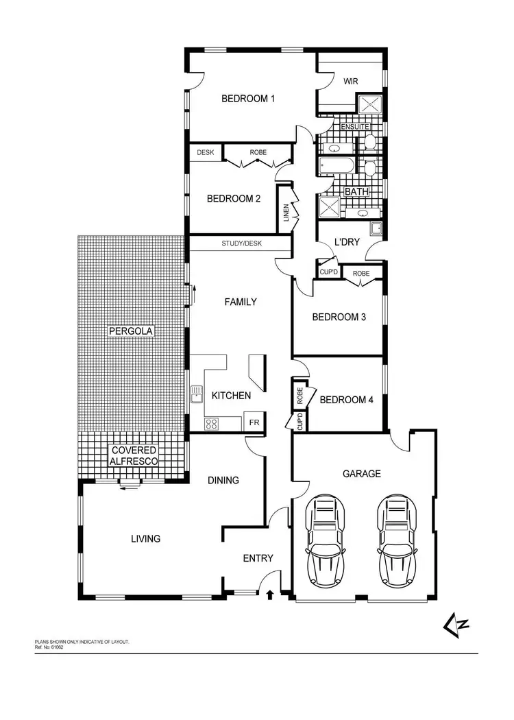 Floorplan of Homely house listing, 13 Capella Crescent, Giralang ACT 2617