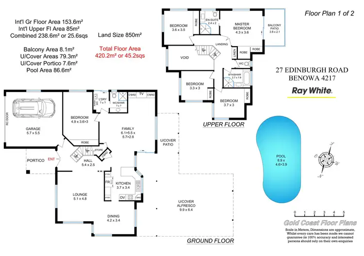 Floorplan of Homely house listing, 27 Edinburgh Road, Benowa Waters QLD 4217