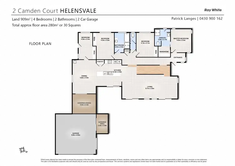 Floorplan of Homely house listing, 2 Camden Court, Helensvale QLD 4212