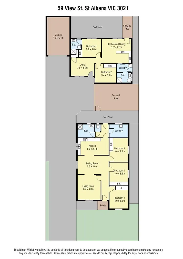 Floorplan of Homely house listing, 59 View Street, St Albans VIC 3021