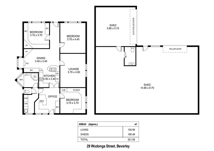 Floorplan of Homely house listing, 29 Wodonga Street, Beverley SA 5009