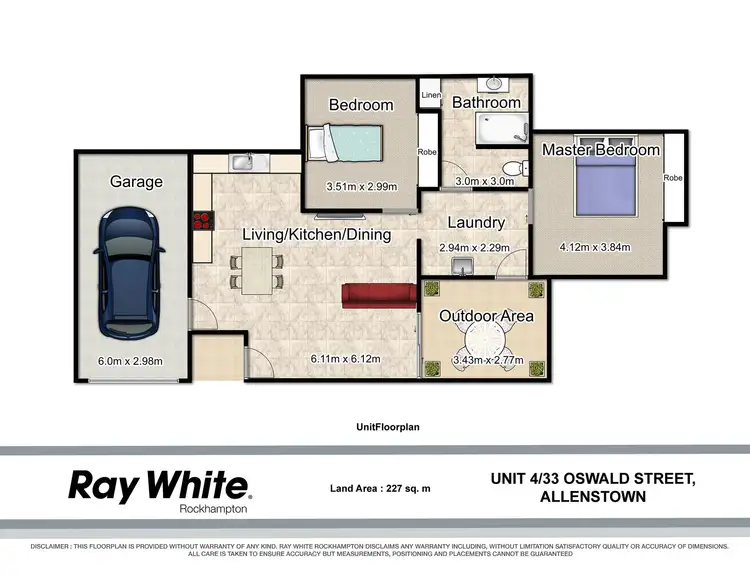 Floorplan of Homely unit listing, 4/33 Oswald Street, Allenstown QLD 4700