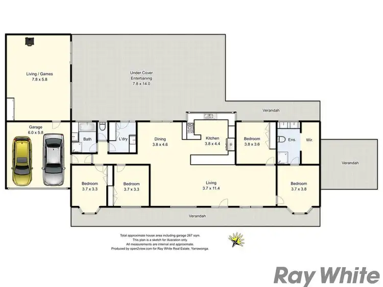 Floorplan of Homely house listing, 1540 Murray Valley Highway, Burramine VIC 3730