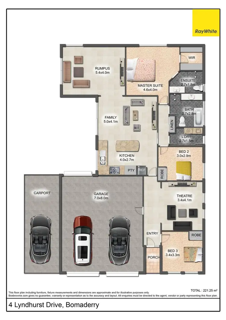 Floorplan of Homely house listing, 4 Lyndhurst Drive, Bomaderry NSW 2541