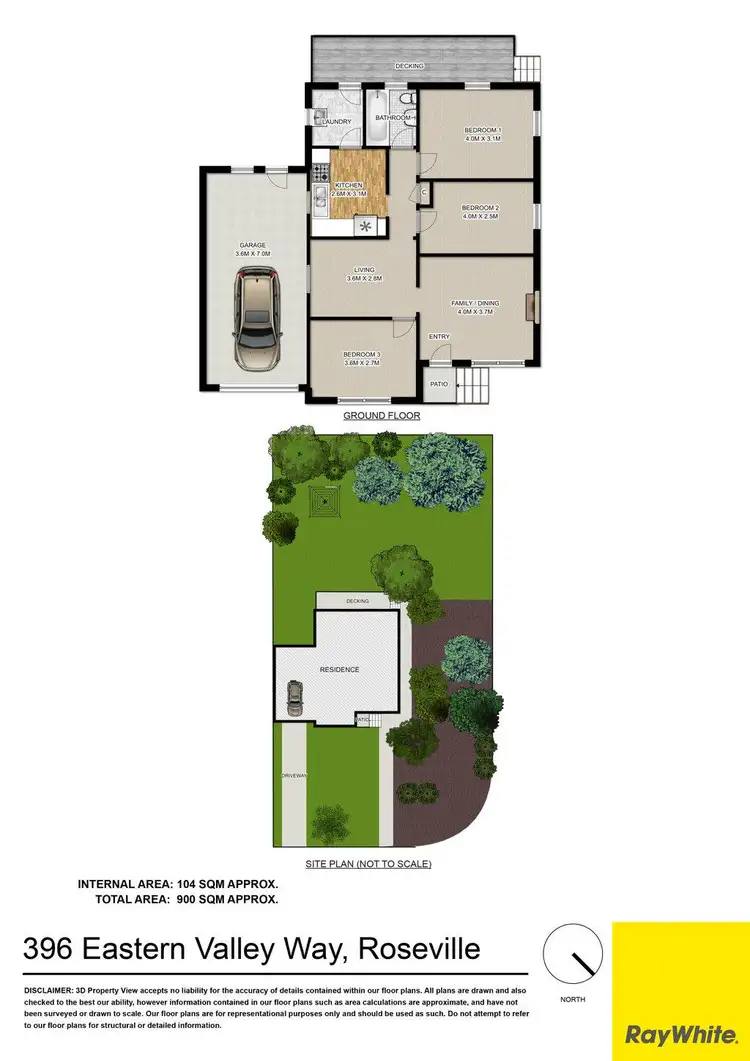 Floorplan of Homely house listing, 396 Eastern Valley Way, Roseville NSW 2069