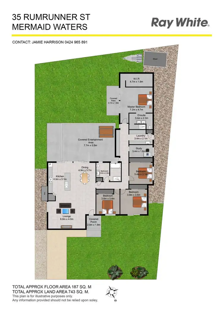 Floorplan of Homely house listing, 35 Rumrunner Street, Mermaid Waters QLD 4218