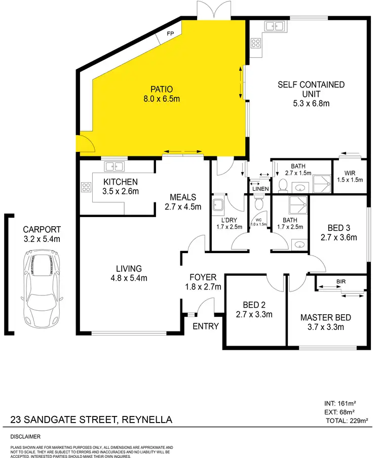 Floorplan of Homely house listing, 23 Sandgate Street, Reynella SA 5161