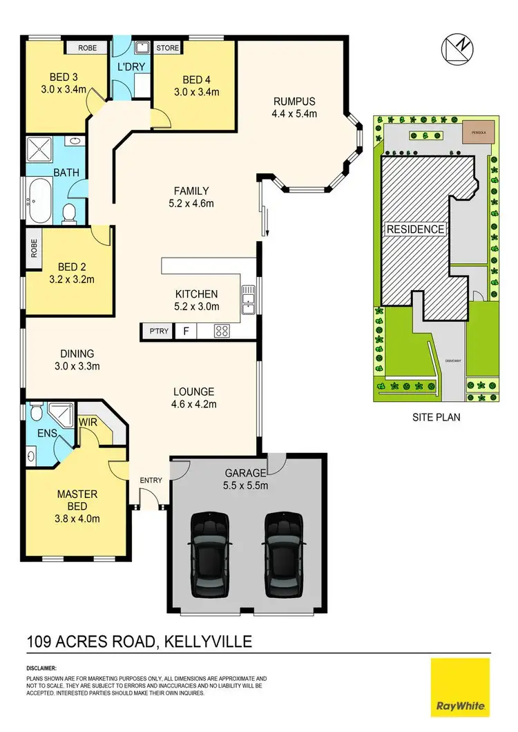 Floorplan of Homely house listing, 109 Acres Road, Kellyville NSW 2155