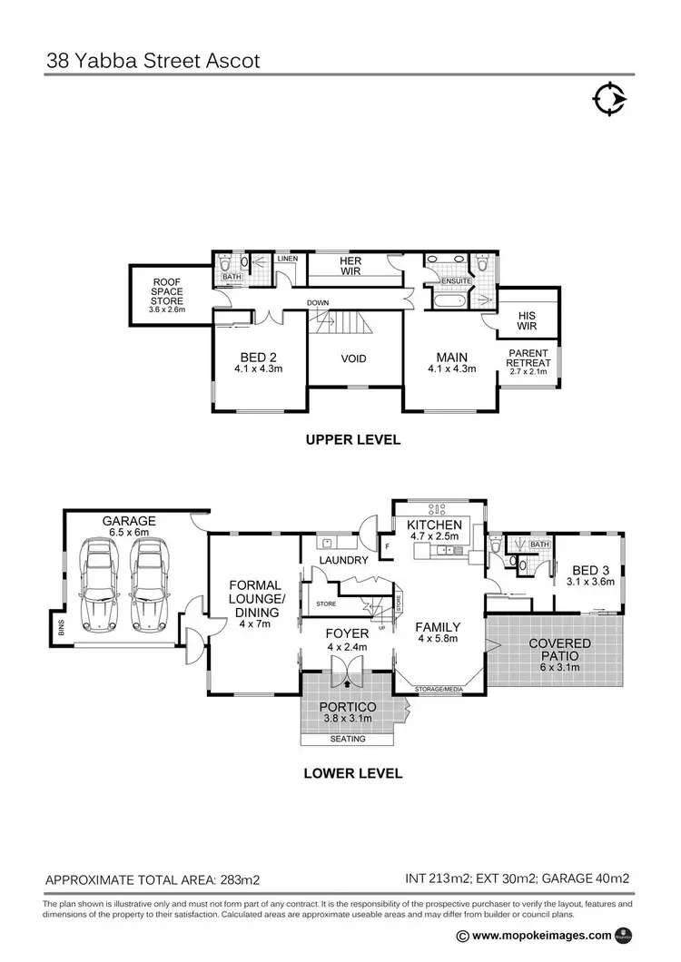 Floorplan of Homely house listing, 38 Yabba Street, Ascot QLD 4007