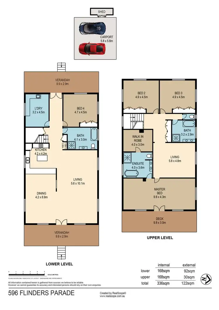 Floorplan of Homely house listing, 596 Flinders Parade, Brighton QLD 4017