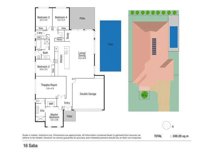 Floorplan of Homely house listing, 16 Saba Street, Burdell QLD 4818