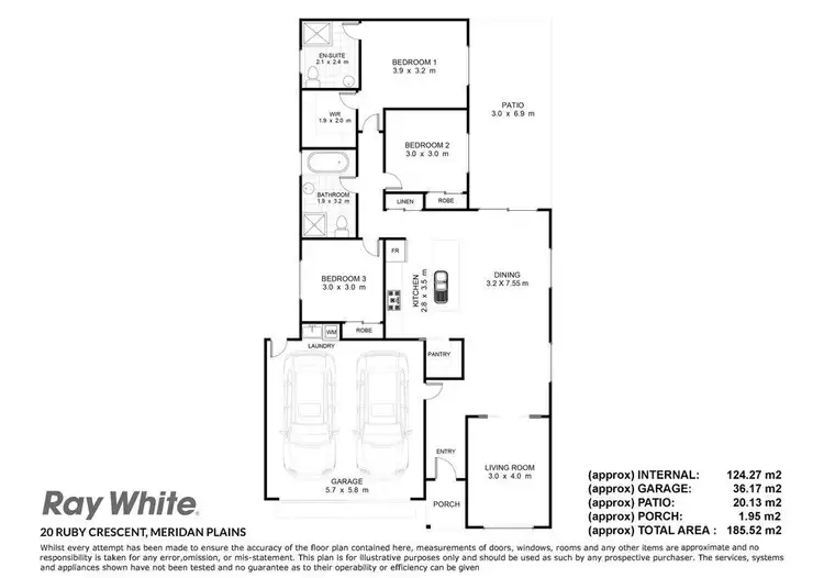 Floorplan of Homely house listing, 20 Ruby Crescent, Meridan Plains QLD 4551