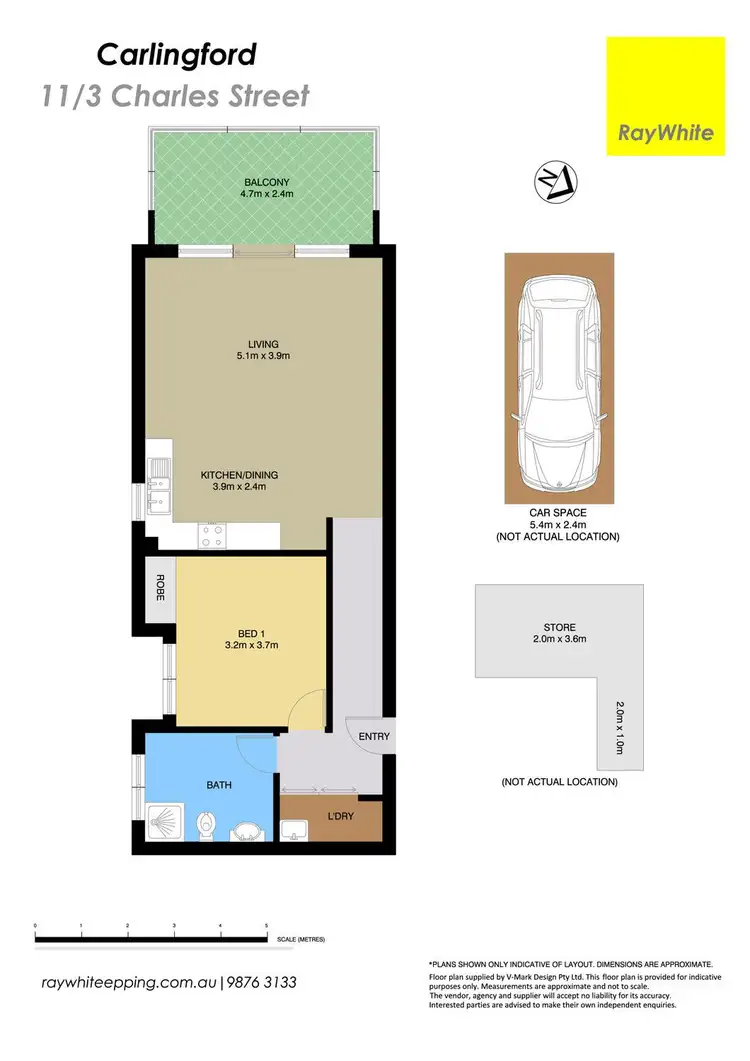 Floorplan of Homely unit listing, 11/3 Charles Street, Carlingford NSW 2118