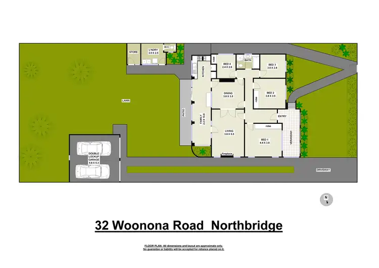 Floorplan of Homely house listing, 32 Woonona Road, Northbridge NSW 2063