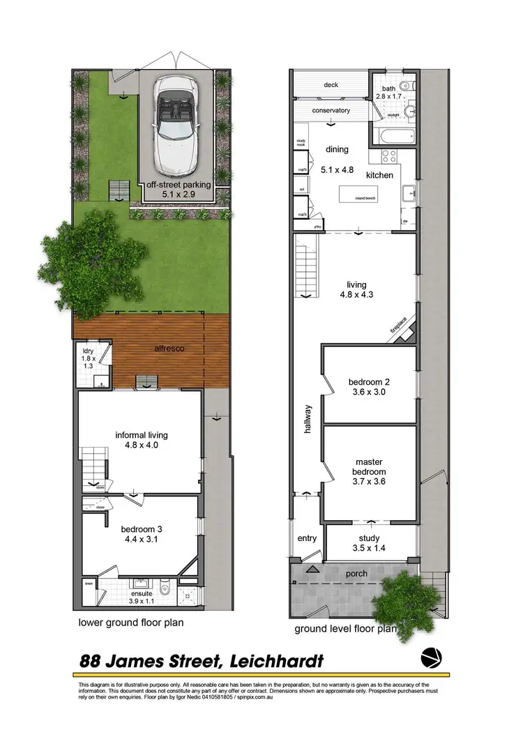 Floorplan of Homely house listing, 88 James Street, Leichhardt NSW 2040