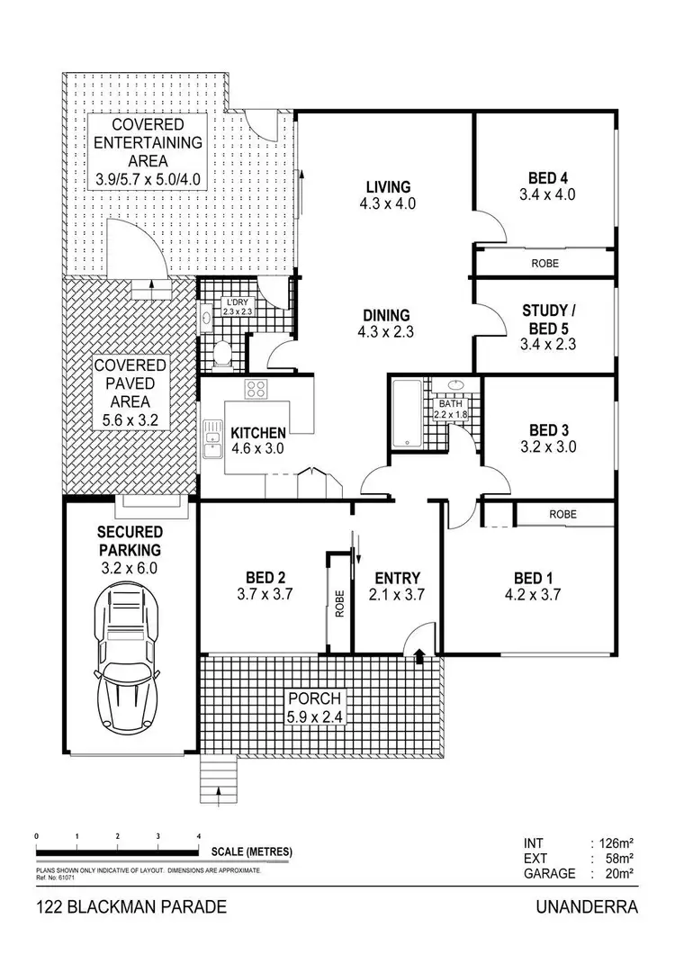 Floorplan of Homely house listing, 122 Blackman Parade, Unanderra NSW 2526