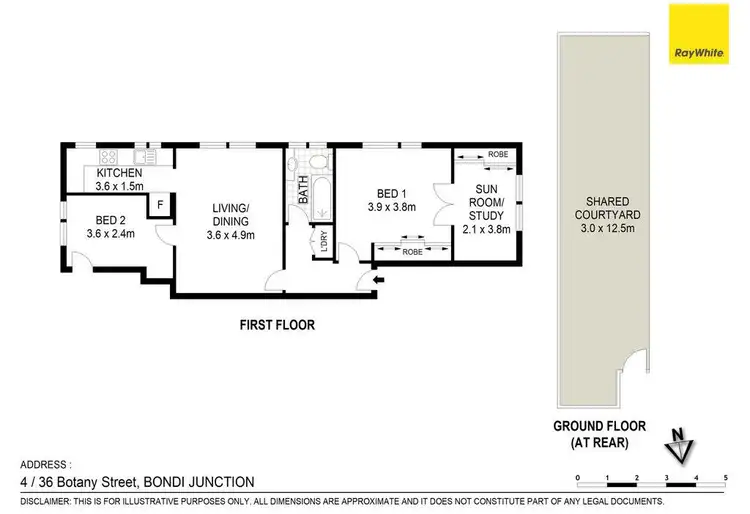 Floorplan of Homely apartment listing, 4/36 Botany Street, Bondi Junction NSW 2022