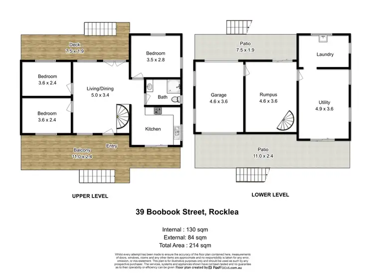 Floorplan of Homely house listing, 39 Boobook Street, Rocklea QLD 4106