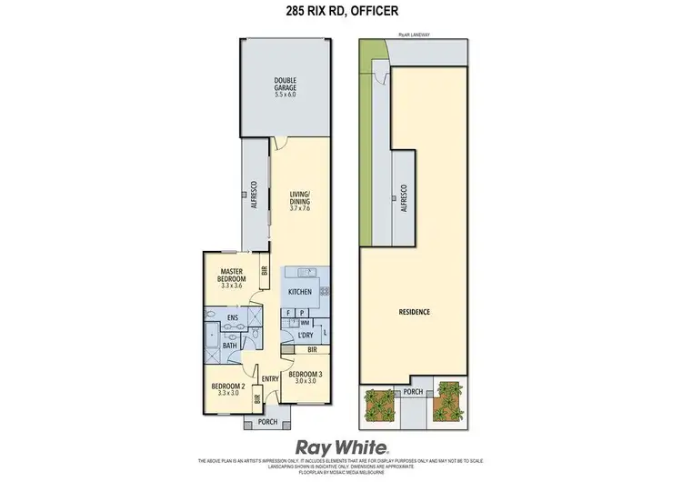 Floorplan of Homely house listing, 285 Rix Road, Officer VIC 3809