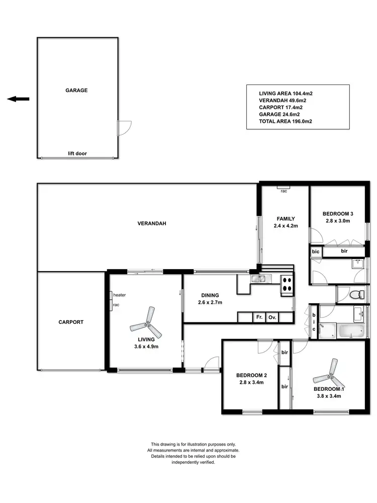 Floorplan of Homely house listing, 6 Nedland Crescent, Port Noarlunga South SA 5167