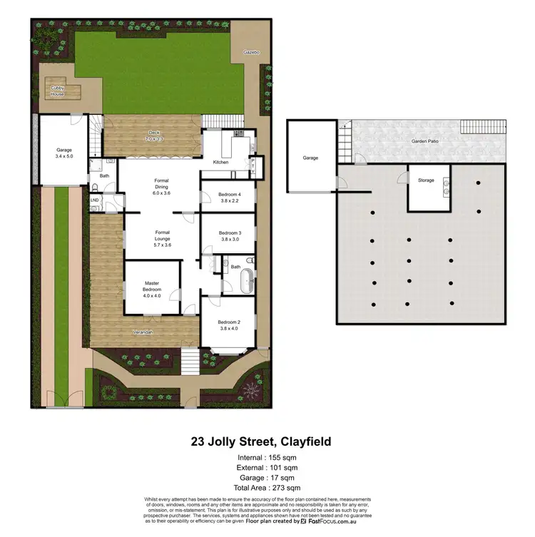 Floorplan of Homely house listing, 23 Jolly Street, Clayfield QLD 4011