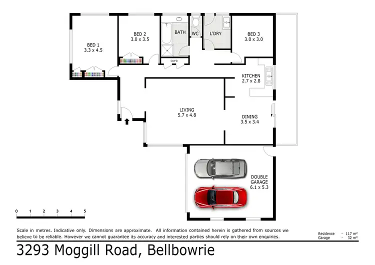 Floorplan of Homely house listing, 3293 Moggill Road, Bellbowrie QLD 4070