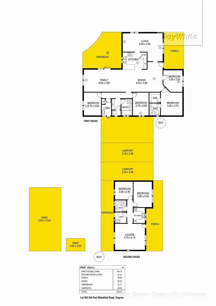 Floorplan of Homely house listing, Lot 383 Old Port Wakefield Road, Virginia SA 5120