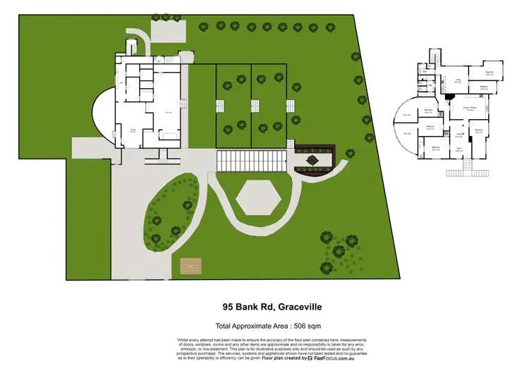 Floorplan of Homely house listing, 95 Bank Road, Graceville QLD 4075