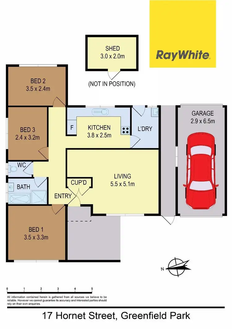Floorplan of Homely house listing, 17 Hornet Street, Greenfield Park NSW 2176