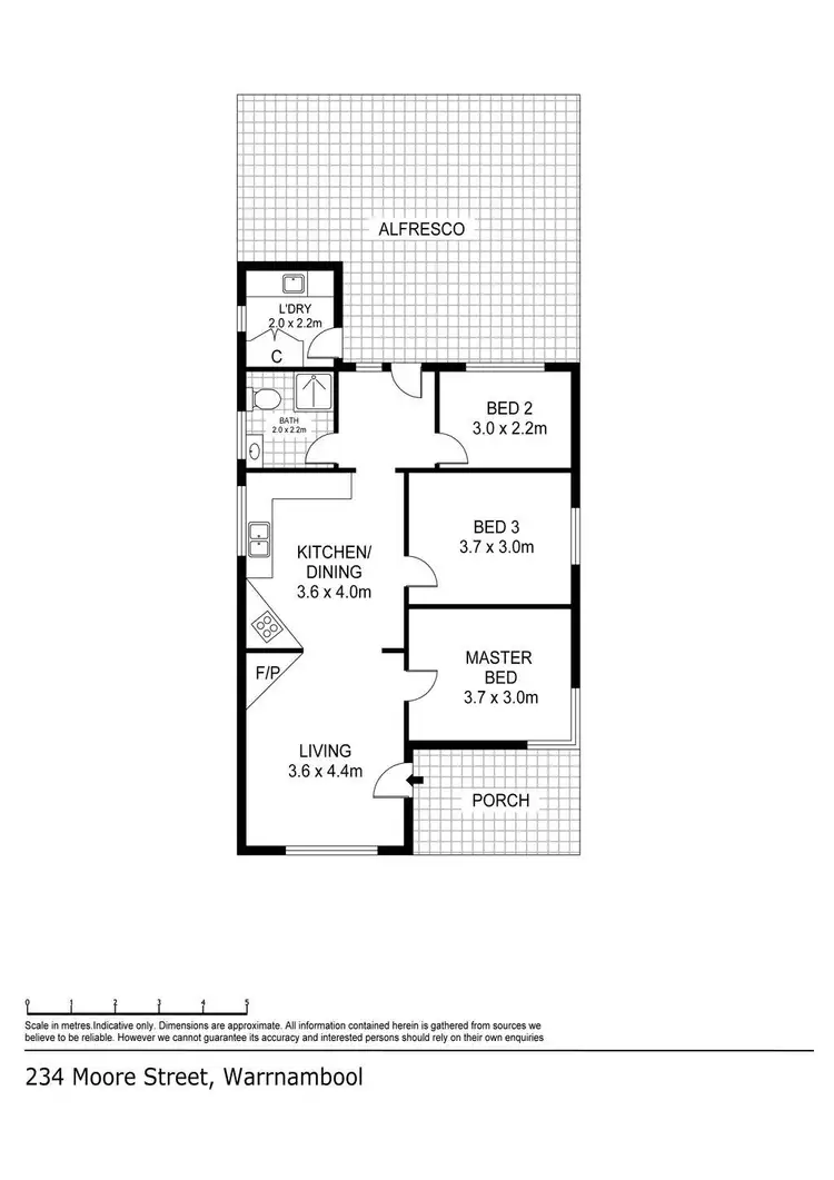 Floorplan of Homely house listing, 234 Moore Street, Warrnambool VIC 3280