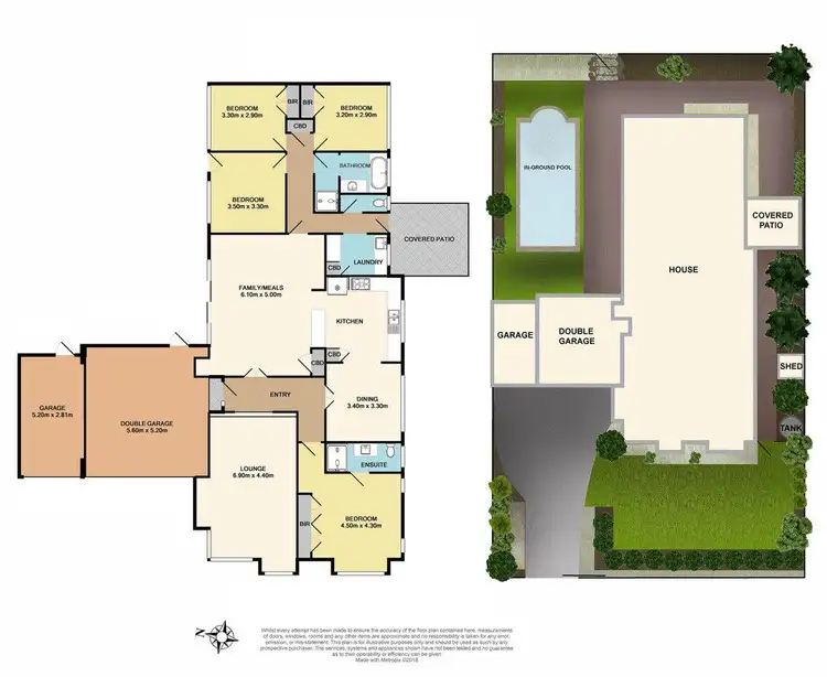 Floorplan of Homely house listing, 17 Dozey Place, Endeavour Hills VIC 3802