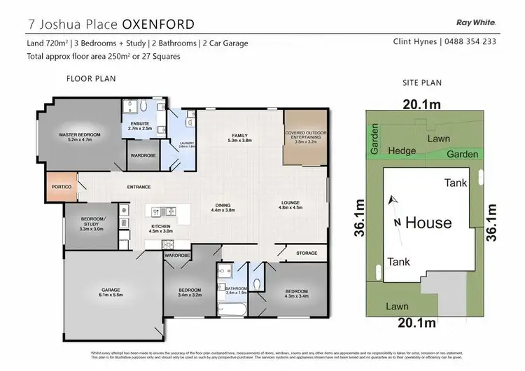 Floorplan of Homely house listing, 7 Joshua Place, Oxenford QLD 4210
