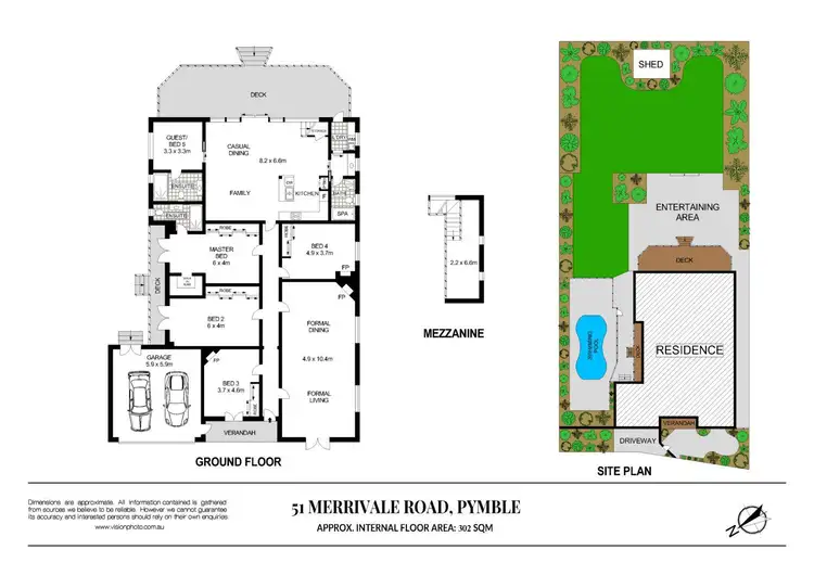Floorplan of Homely house listing, 51 Merrivale Road, Pymble NSW 2073