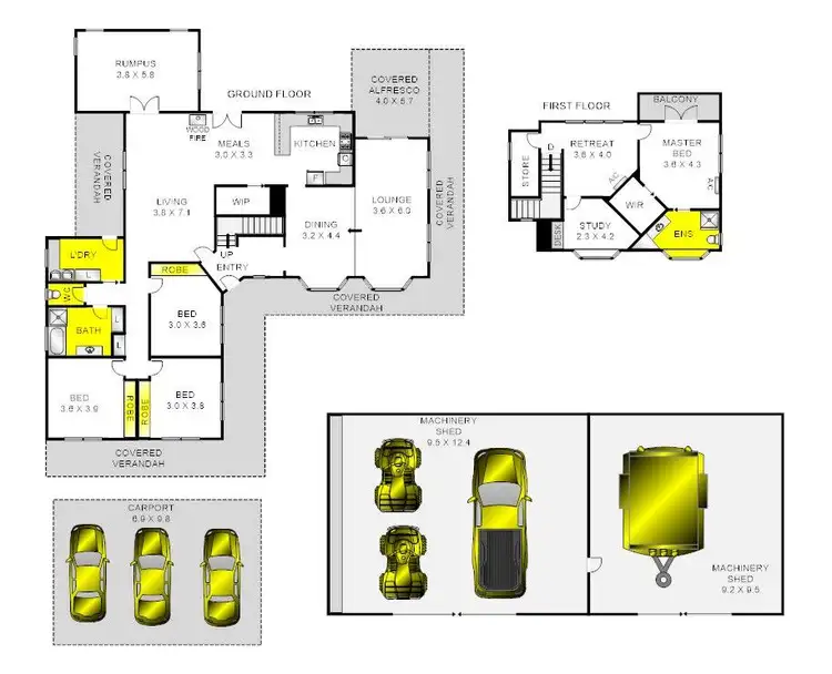 Floorplan of Homely house listing, 140 Staceys Road, Lara VIC 3212