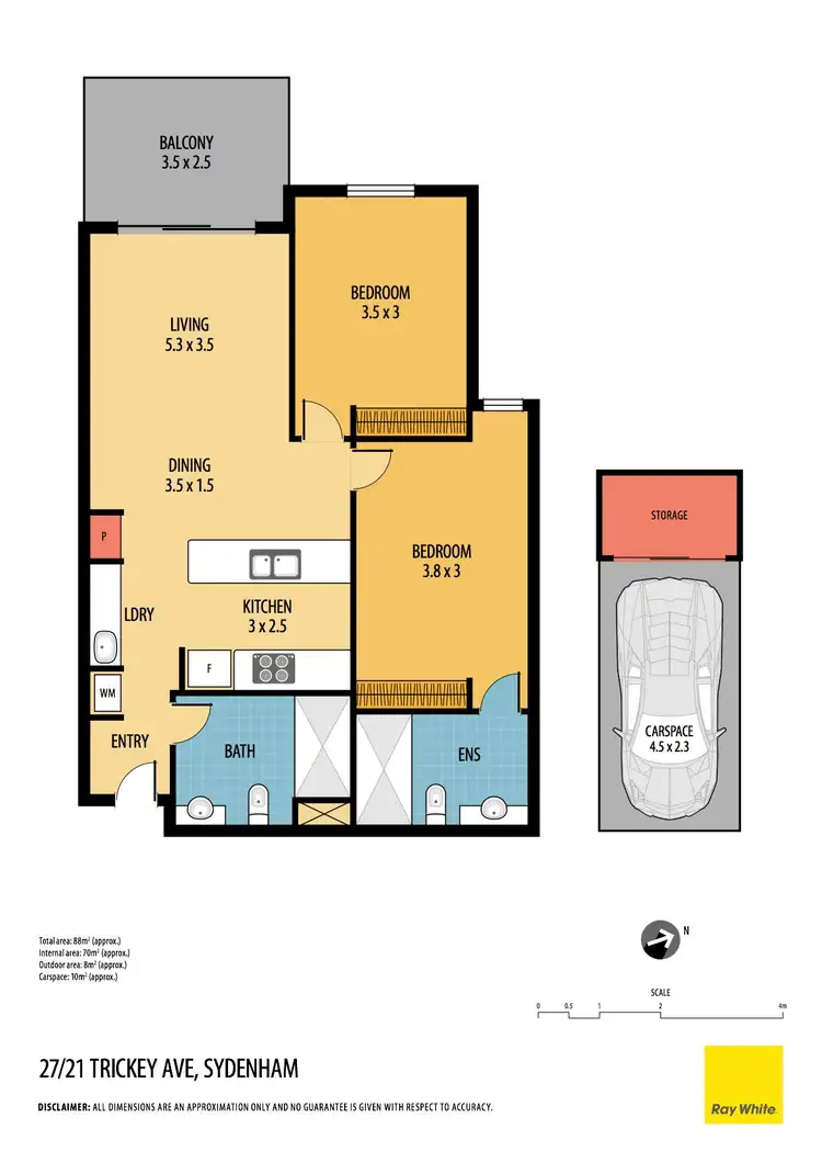 Floorplan of Homely apartment listing, 27/21-29 Tricky Avenue, Sydenham VIC 3037