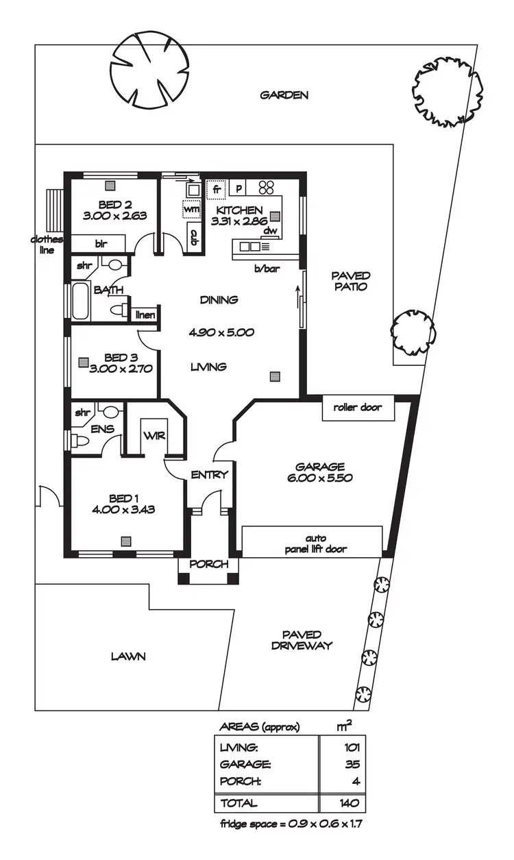 Floorplan of Homely house listing, 5A The Parkway, Klemzig SA 5087