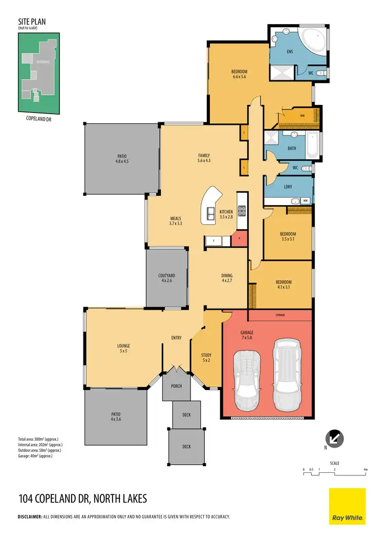 Floorplan of Homely house listing, 104 Copeland Drive, North Lakes QLD 4509