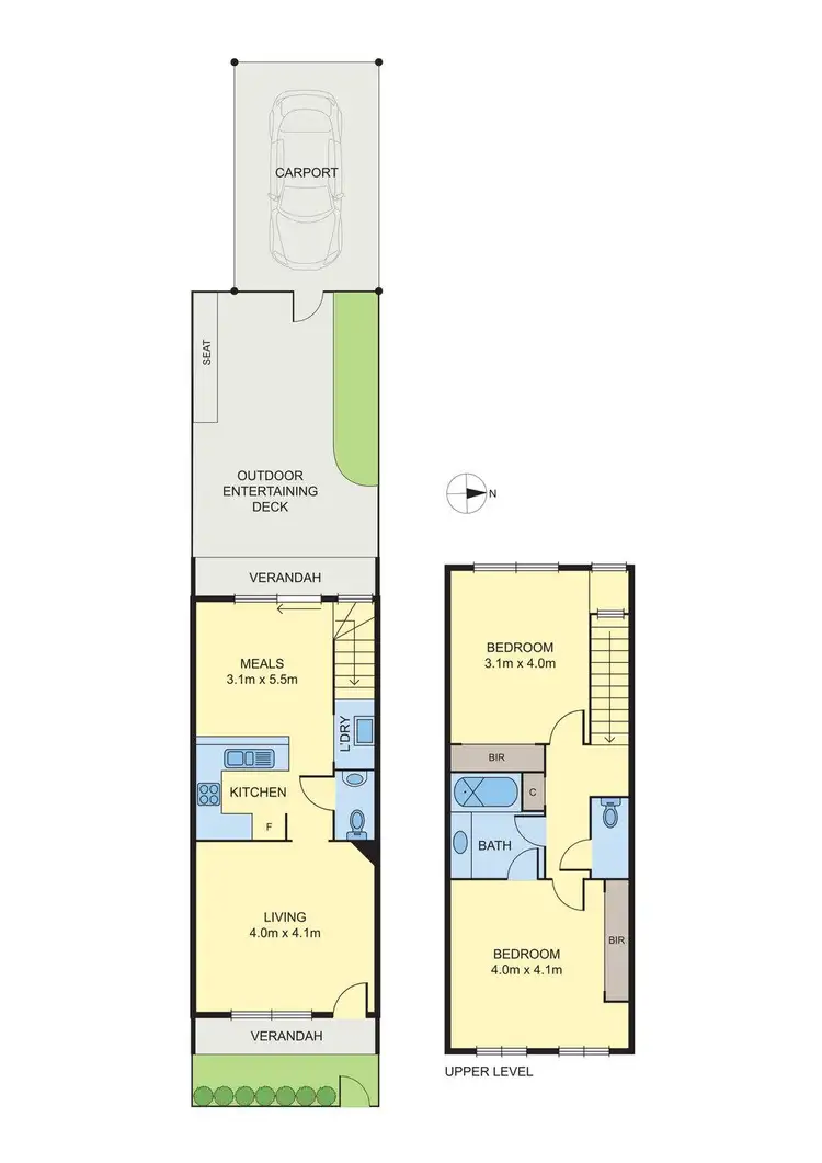 Floorplan of Homely house listing, 57 Blair Street, Brunswick VIC 3056