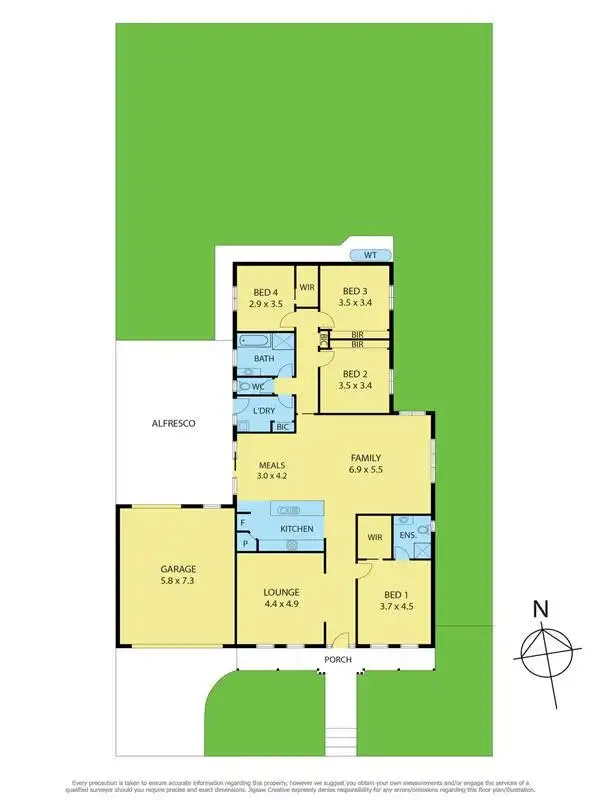 Floorplan of Homely house listing, 64 Darriwell Drive, Bannockburn VIC 3331