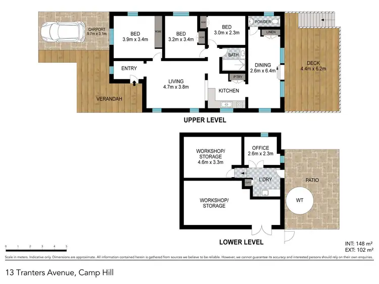 Floorplan of Homely house listing, 13 Tranters Avenue, Camp Hill QLD 4152