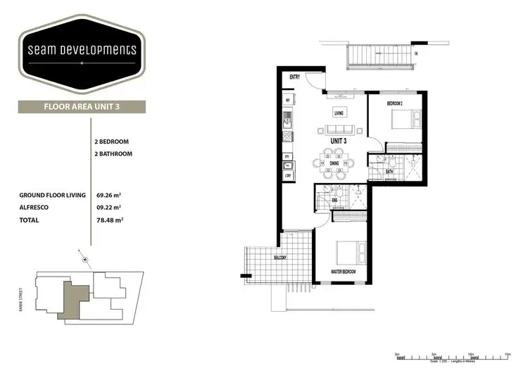 Floorplan of Homely apartment listing, 1/52 Embie Street, Holland Park West QLD 4121