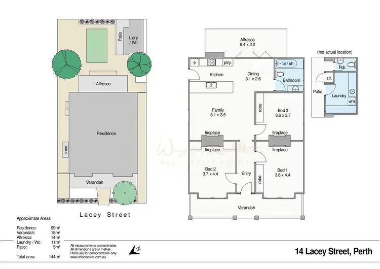 Floorplan of Homely house listing, 14 Lacey Street, Perth WA 6000