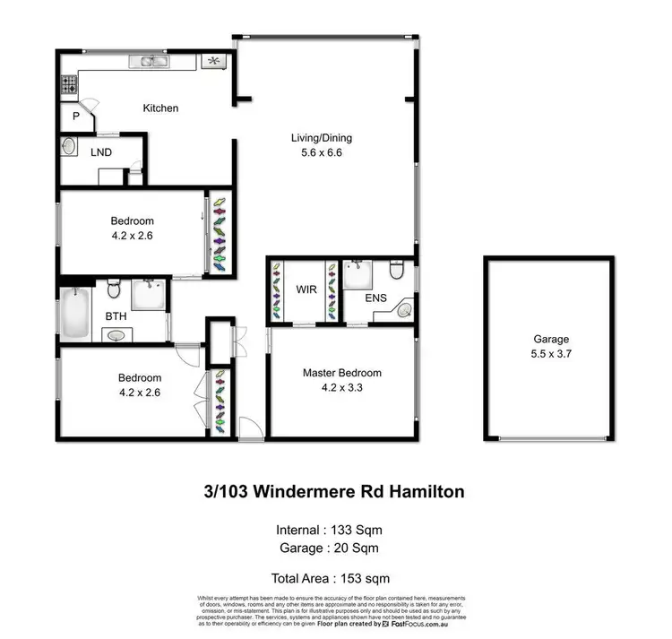 Floorplan of Homely apartment listing, 3/103 Windermere Road, Hamilton QLD 4007
