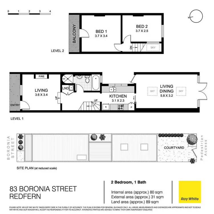 Floorplan of Homely house listing, 83 Boronia Street, Redfern NSW 2016