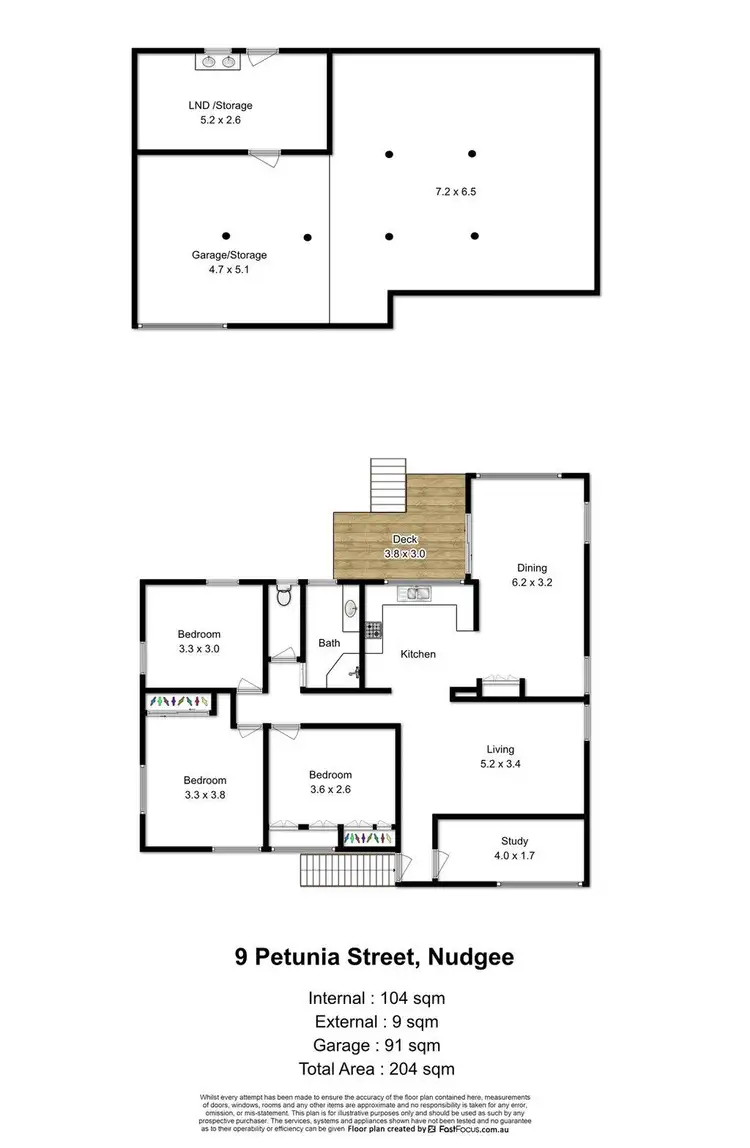 Floorplan of Homely house listing, 9 Petunia Street, Nudgee QLD 4014